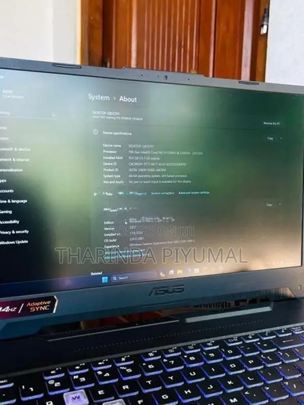 ASUS Tuf Gaming F15 - 1TB SSD Full Set Box