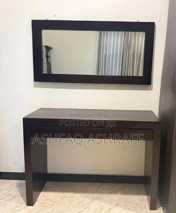 Console Table with Mirror