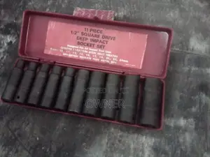 1/2" Square Drive Deep Impact Socket Set 11 Pieces