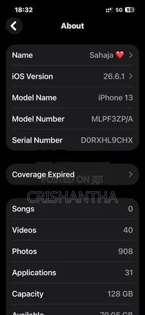 Apple iPhone 13 (Used)