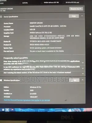 i5 2nd Gen 12GB RAM SSD HDD RGB Desktop PC