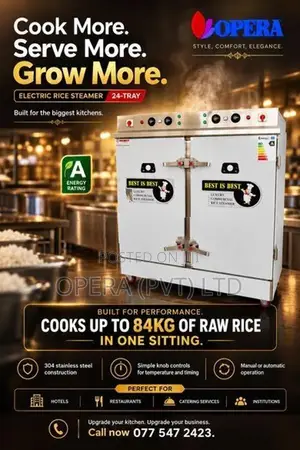 24-Tray Electric Rice Steamer