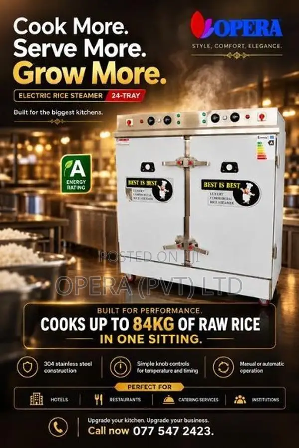 24-Tray Electric Rice Steamer