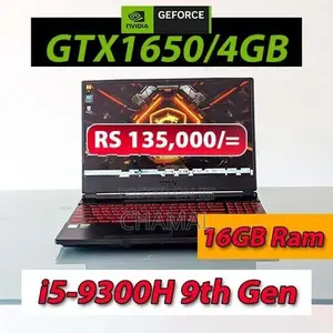 MSI GL65 Leopard Core i5-9300H 9th Gen|GTX 1650/4GB|15.6 inch FHD