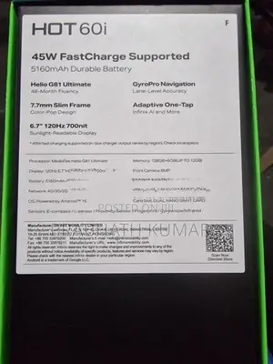 Infinix Hot 60i (Used)