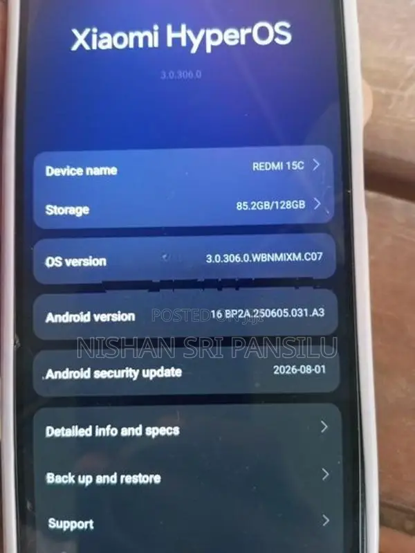Xiaomi Redmi 15C (Used)