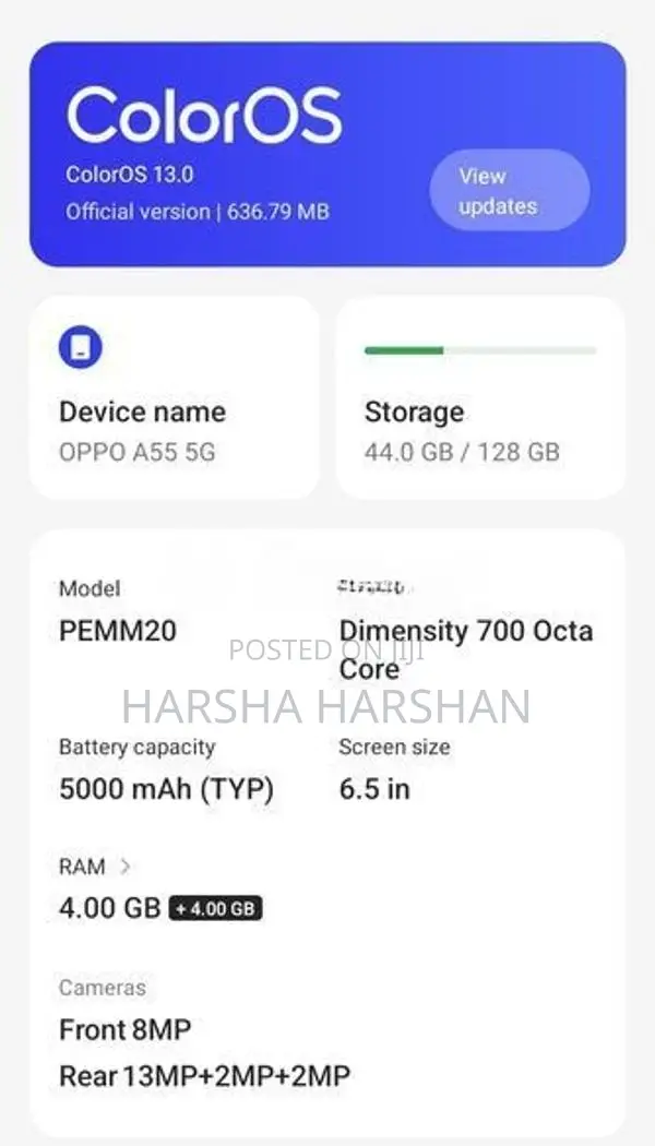 Oppo A5 A55 (Used)