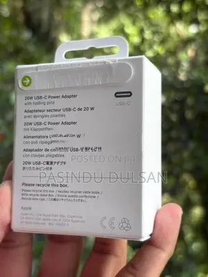 Apple USB- C 20W Power Adpter