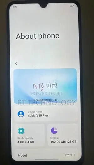 Zte Nubia v80 Plus (Used)