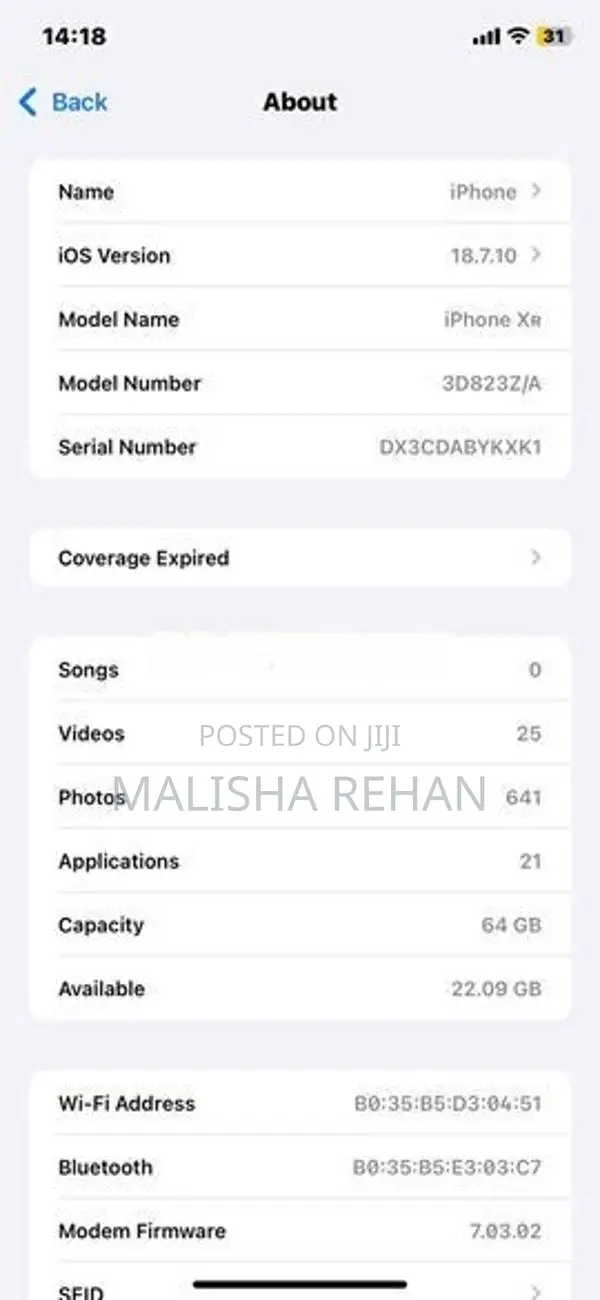Apple iPhone XR (Used)