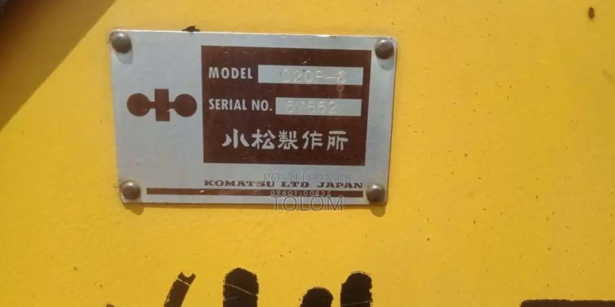 Komatsu D20P-6 1992 Heavy-Duty (Used)
