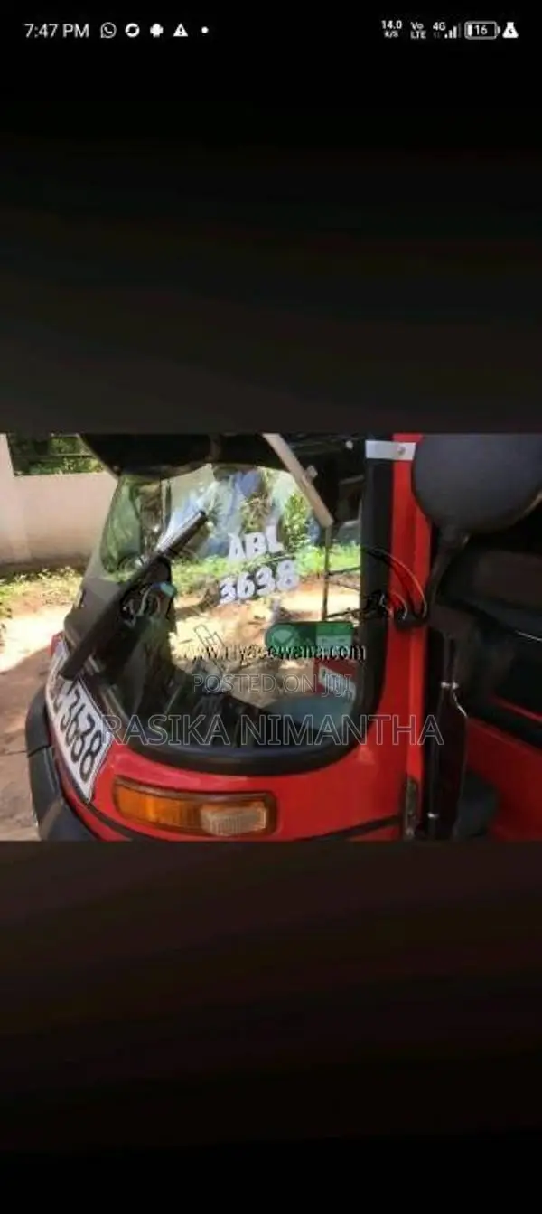 Bajaj 4 Stroke 2016 Three Wheel (Used)
