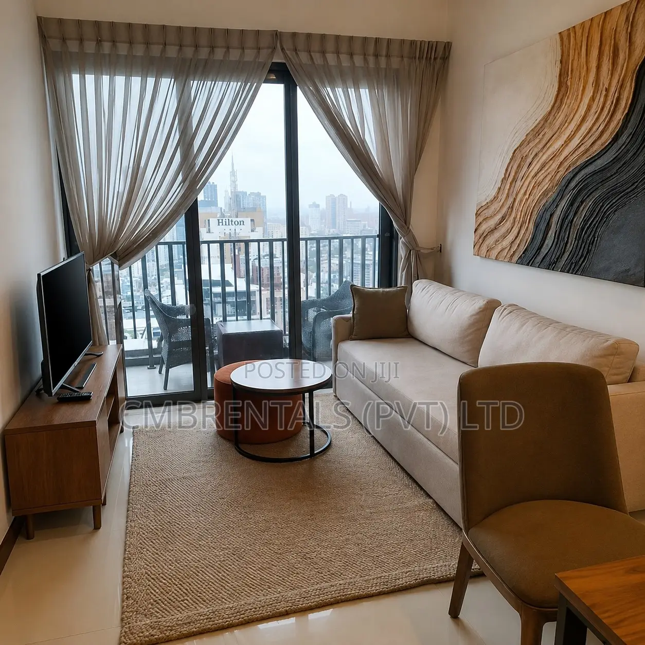 Furnished 1bdrm Apartment in Trizen, Slave Island for rent