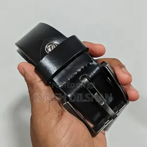 Black Leather Belt