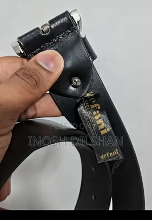 Black Leather Belt