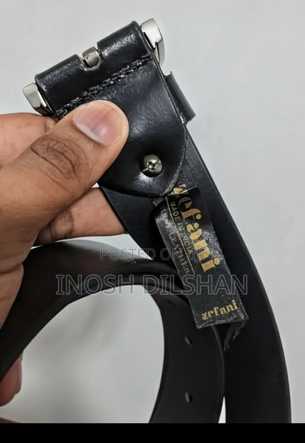 Black Leather Belt