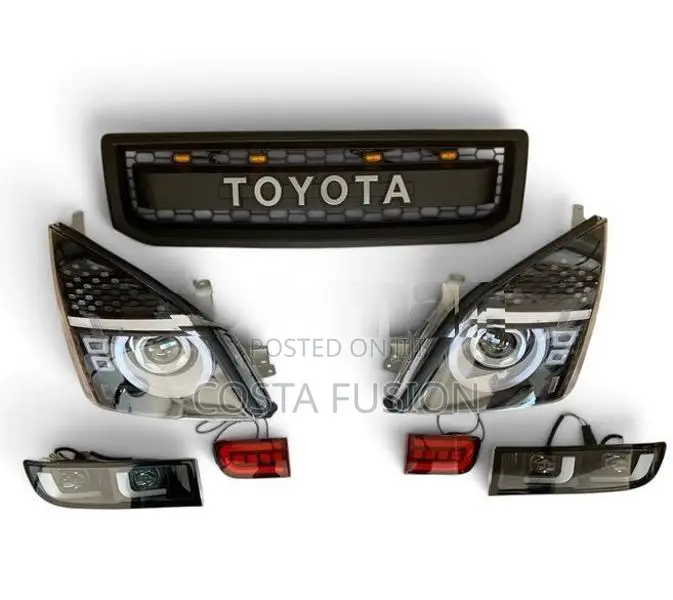 Toyota Land Cruiser Prado 120 Complete Headlight Set