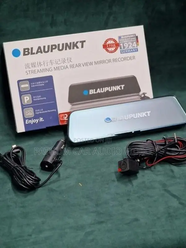Blaupunkt Dual DVR – 4K / 2K Quad HD Mirror Dash Camera