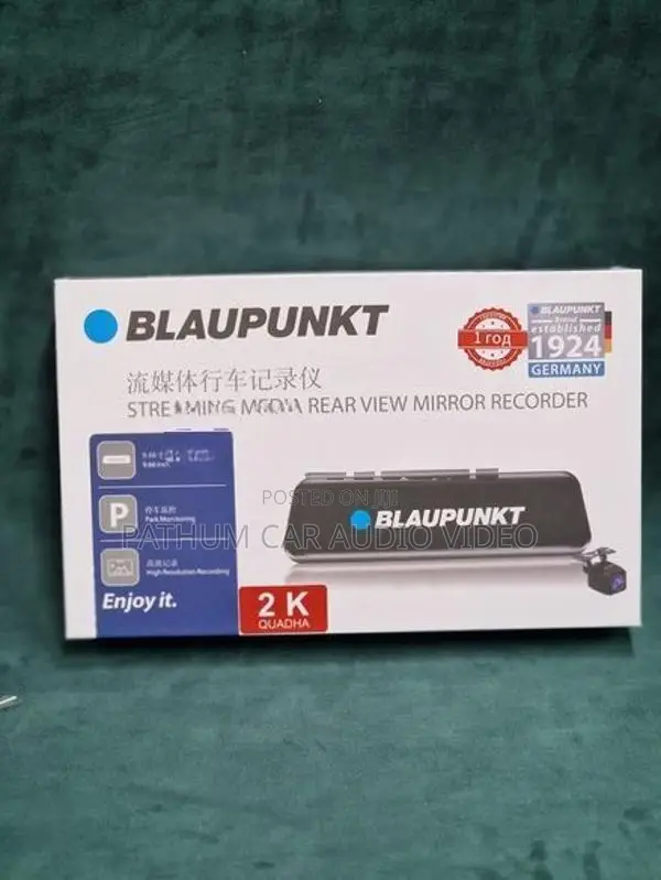 Blaupunkt Dual DVR – 4K / 2K Quad HD Mirror Dash Camera