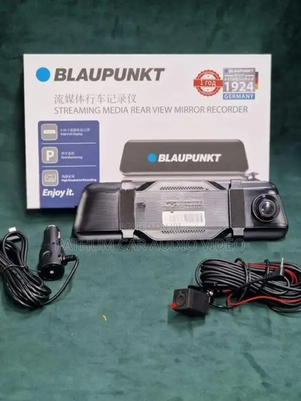 Blaupunkt Dual DVR – 4K / 2K Quad HD Mirror Dash Camera