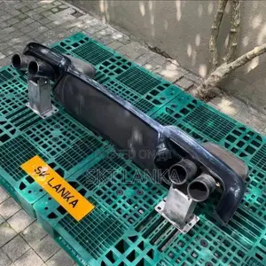 BMW M5 2015 F10 Rear Bumper Diffuser Exhaust Cans