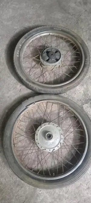 17 size tire with complete wheel