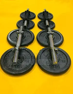 Brand New Dumbbell Set 50Kg Weight Plats