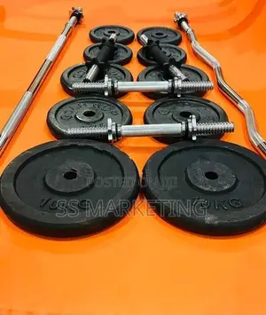 Brand New Dumbbell Set 50Kg Weight Plats
