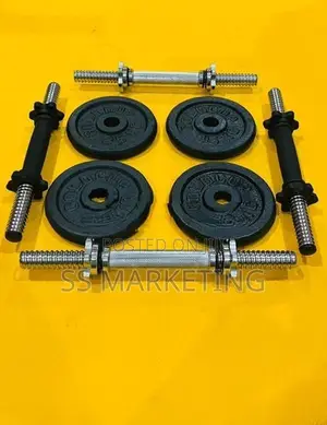 Brand New Dumbbell Set 50Kg Weight Plats