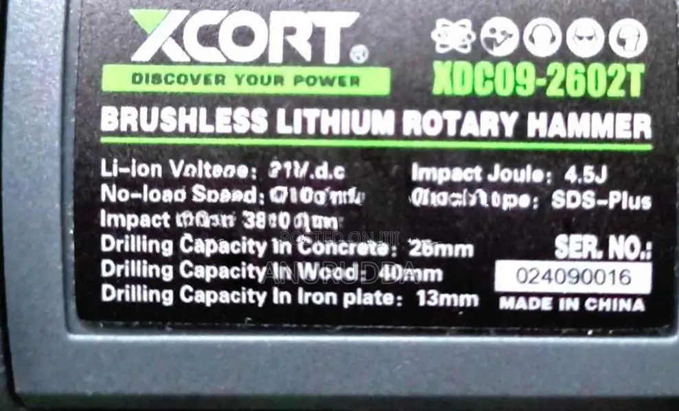 Xcort Rotary Hammer Drill XDC09-2602T