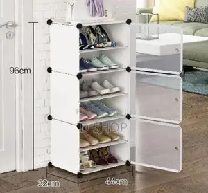 DIY Plastic 6 Layers Sheets Shoe Organizer