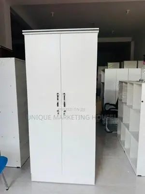 Modern 2D Full Shelf White Cupboard