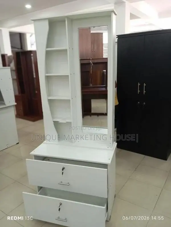 Modern White Dressing Table