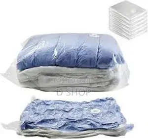 Luggage Travel Organizer Pack - Vacuum Storage 5 Bags & Pump