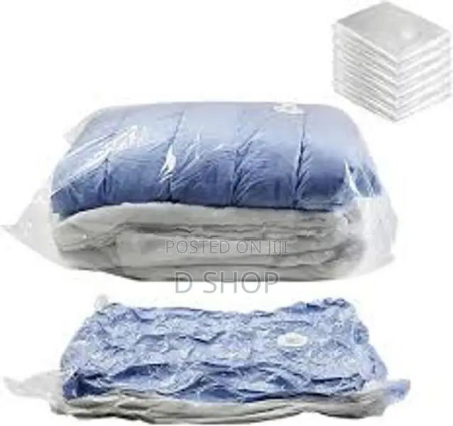 Luggage Travel Organizer Pack - Vacuum Storage 5 Bags & Pump