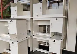 MODERN WHITE 4x2 OFFICE TABLES