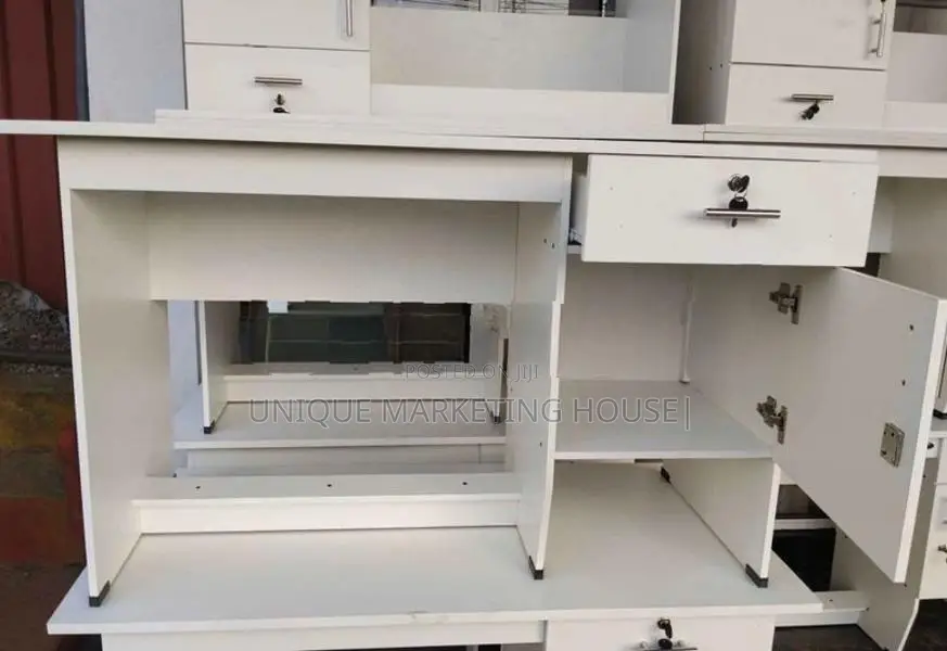 MODERN WHITE 4x2 OFFICE TABLES