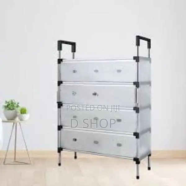 5 Layer Shoe Rack Lightweight Dust Storage Shelf