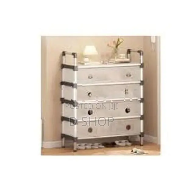 5 Layer Shoe Rack Lightweight Dust Storage Shelf