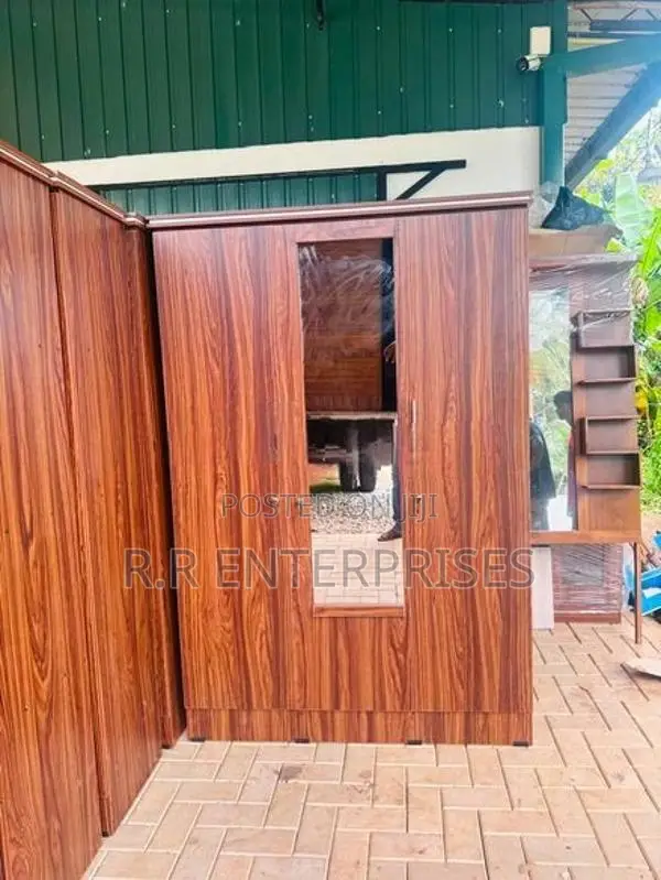 New 3 Door Melamine Wardrobes with Mirror .