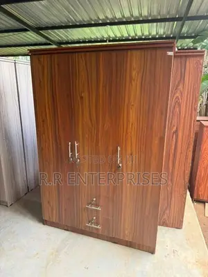 New Brown 3 Door Melamine Wardrobes 6*4 ft.