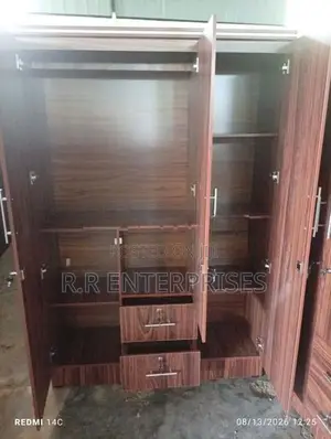 New 6*4 ft 3 Door Melamine Wardrobes .