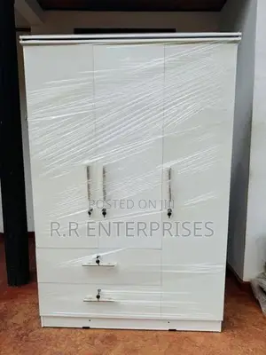 New 3 Door Melamine Wardrobes .