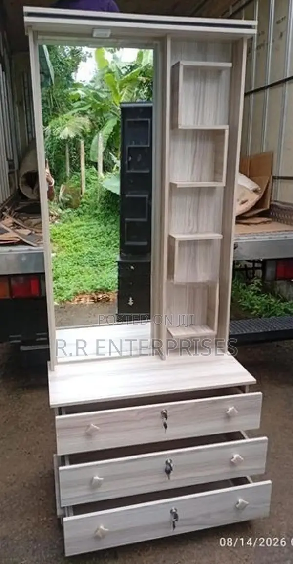 New Modern Melamine Dressing Table .