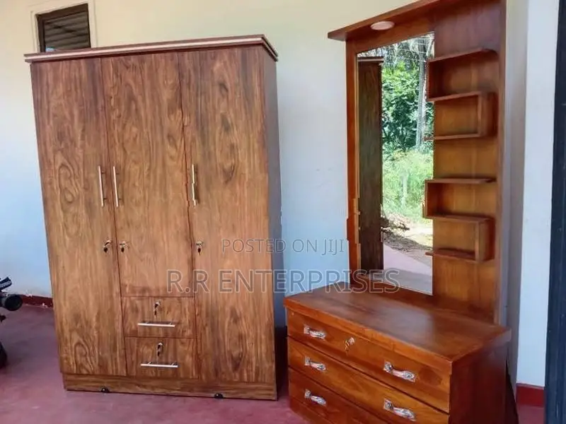 Teak Dressing Table with 3D Cupboard .