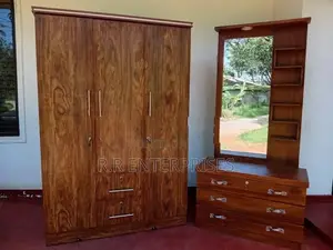 Teak Dressing Table with 3D Cupboard .