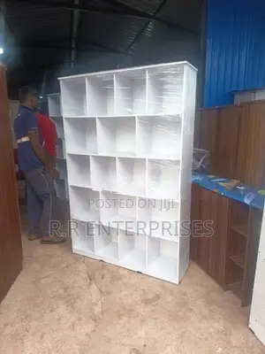 New 6*4 ft white Open Toy Rack .