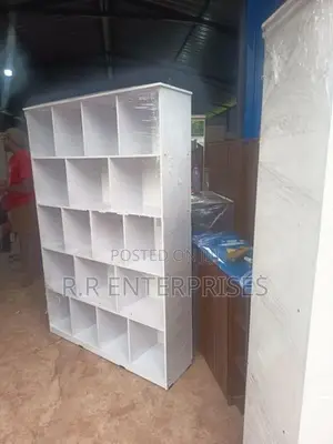 New 6*4 ft white Open Toy Rack .