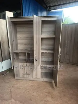 New 3D Ash White Melamine Wardrobes .