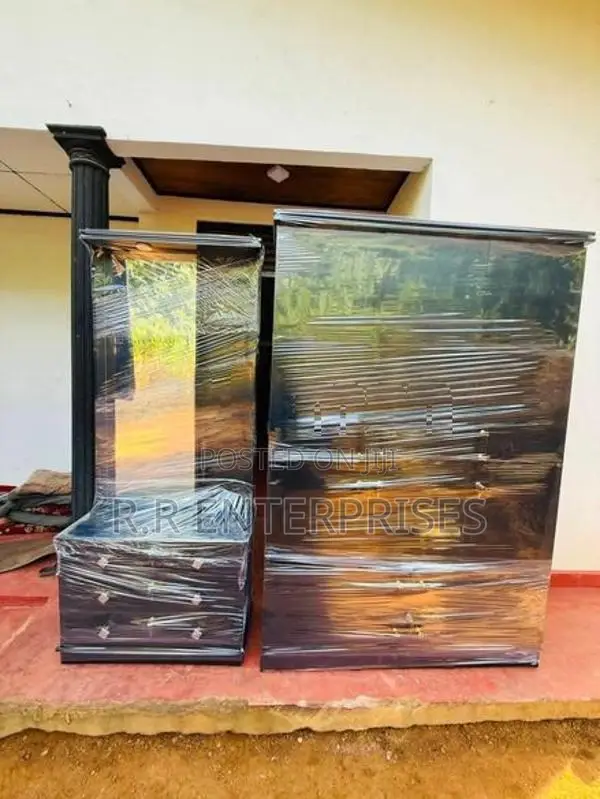 Black 3 Door wardrobes with Dressing Table .